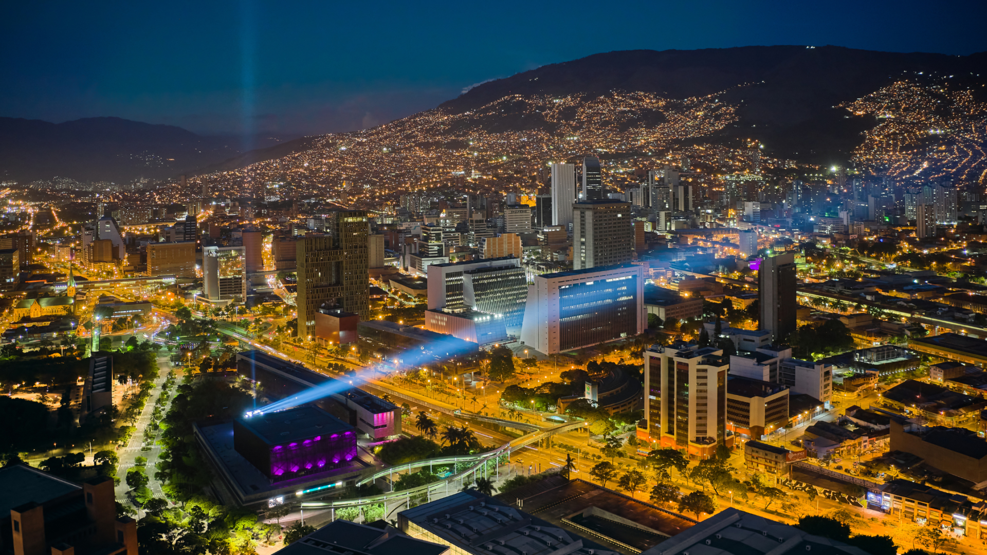 Medellin Center Plaza Mayor Colombia