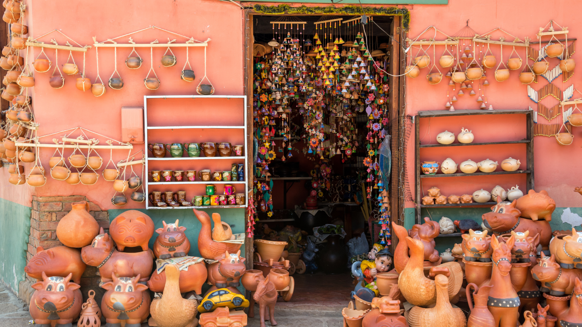 Souvenirs in Raquira