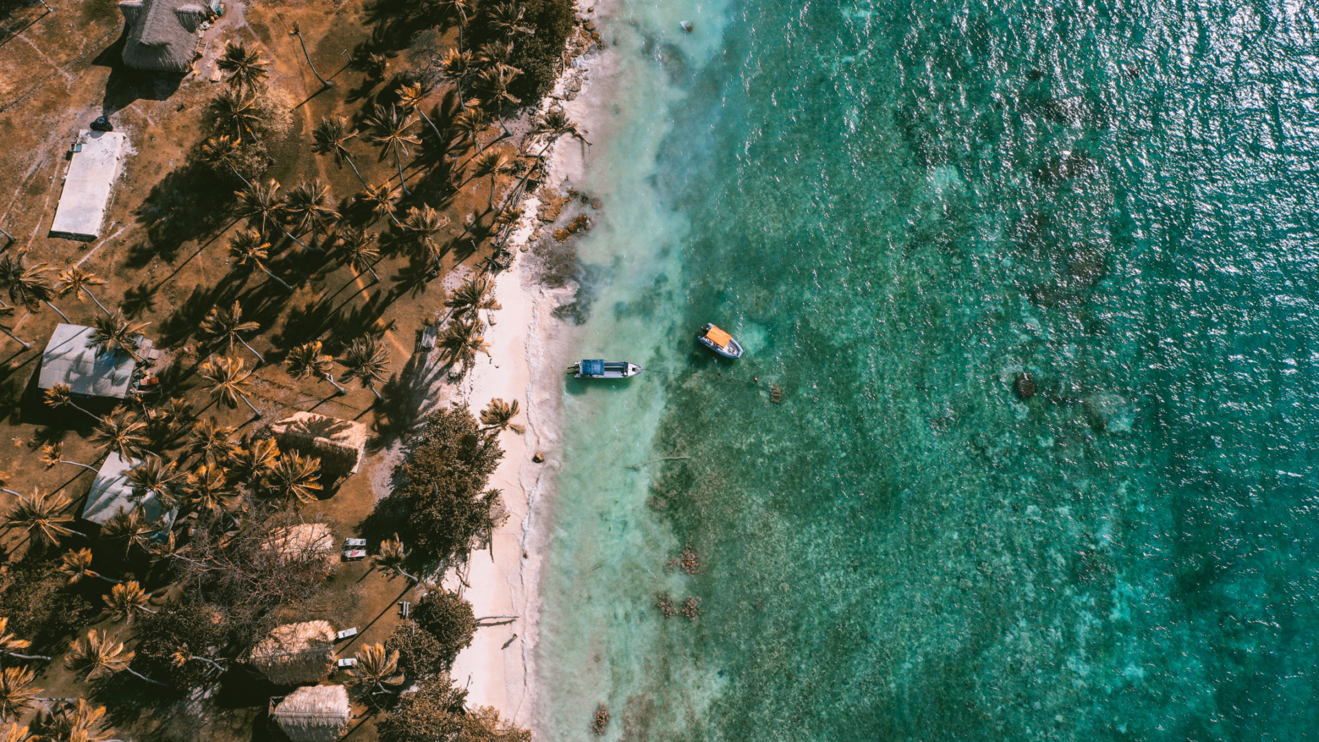 Beach in Isla Mucura Colombia