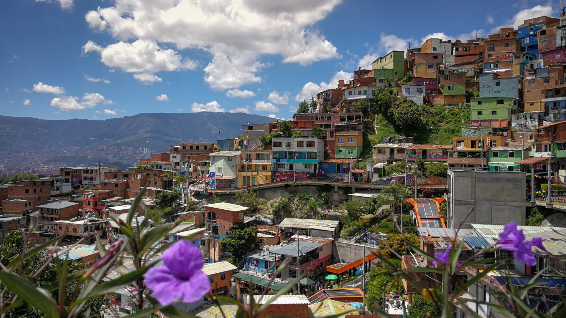 Comuna 13 in Medellin, Colombia