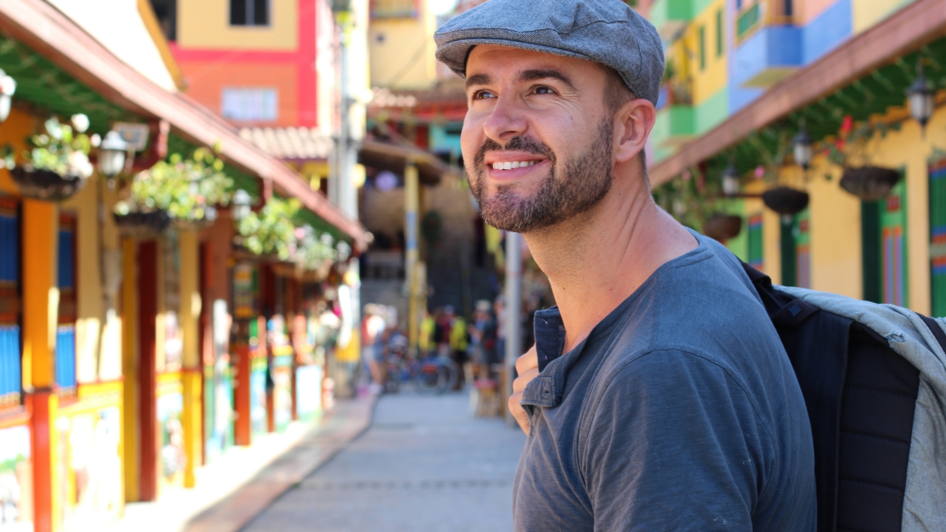 Tourist in Guatapé Town