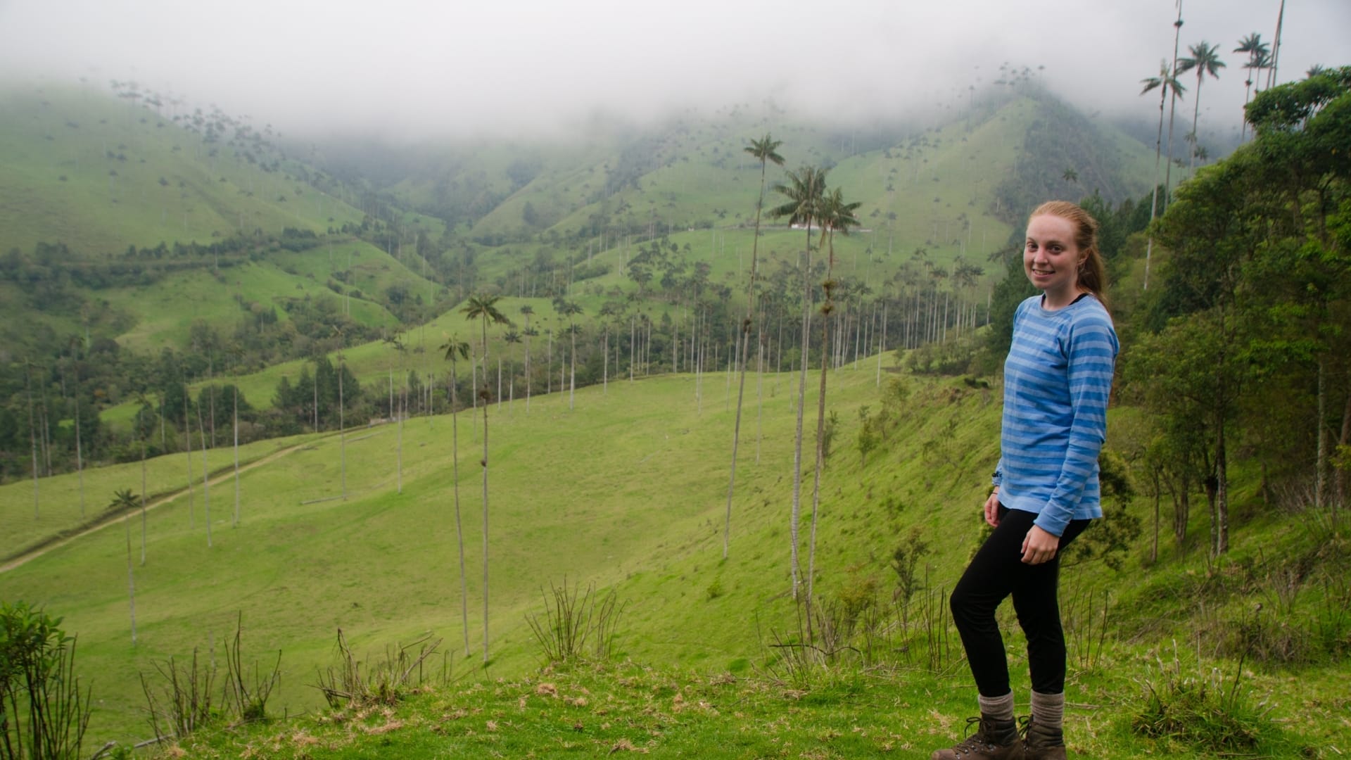 Female tourist - Cocora Valley